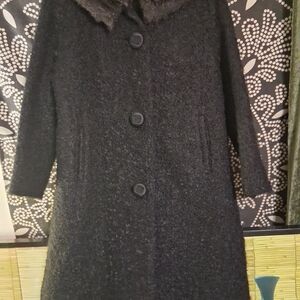 Chic Black Women's Pea Coat